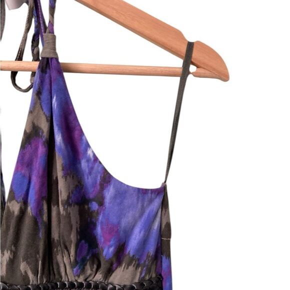 Firetrap Bellamy Maxi Dress in Elegant Color of Purple and Brown Size Medium - Picture 7 of 10